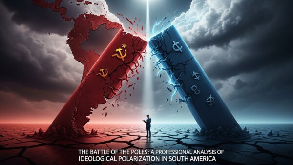 ⚔️ A Batalha dos Polos: Análise Profissional da Polarização Ideológica na América do Sul