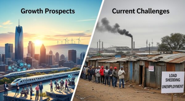 Economia da África do Sul: Perspectivas de Crescimento e Desafios Atuais