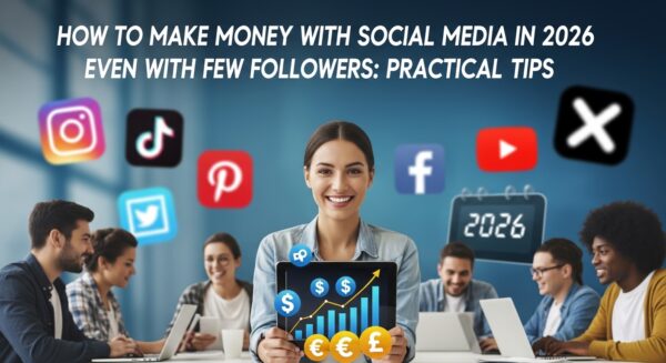 Como Ganhar Dinheiro com Redes Sociais em 2026 Mesmo com Poucos Seguidores: Dicas Práticas