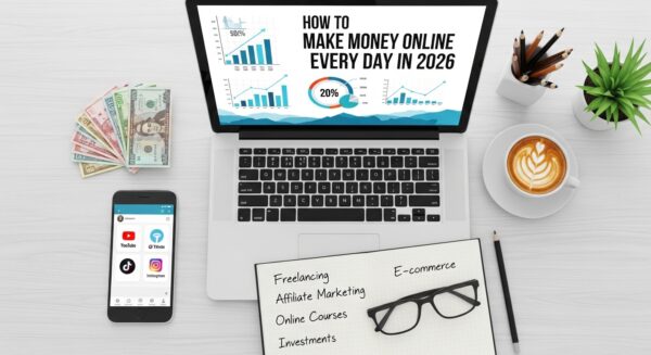 Como Ganhar Dinheiro com Internet Todos os Dias em 2026: Dicas e Estratégias Eficazes