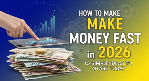 Como Ganhar Dinheiro Rápido em 2026: 10 Ideias Simples para Começar Hoje